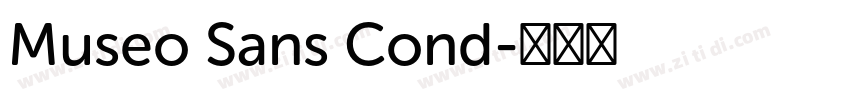 Museo Sans Cond字体转换